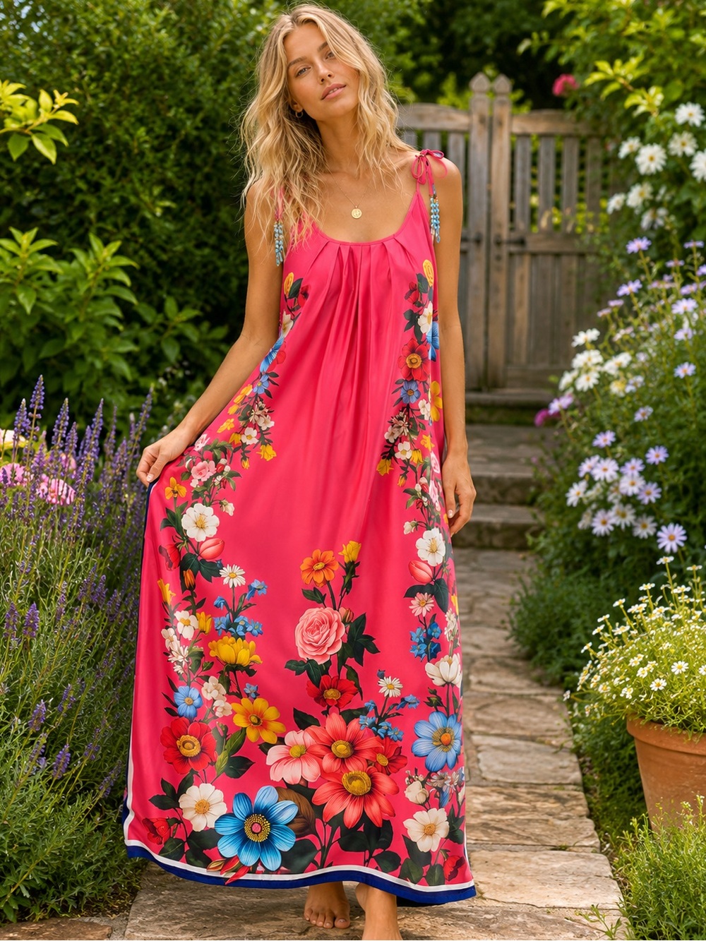 Aratta XL Floral Garden Dress